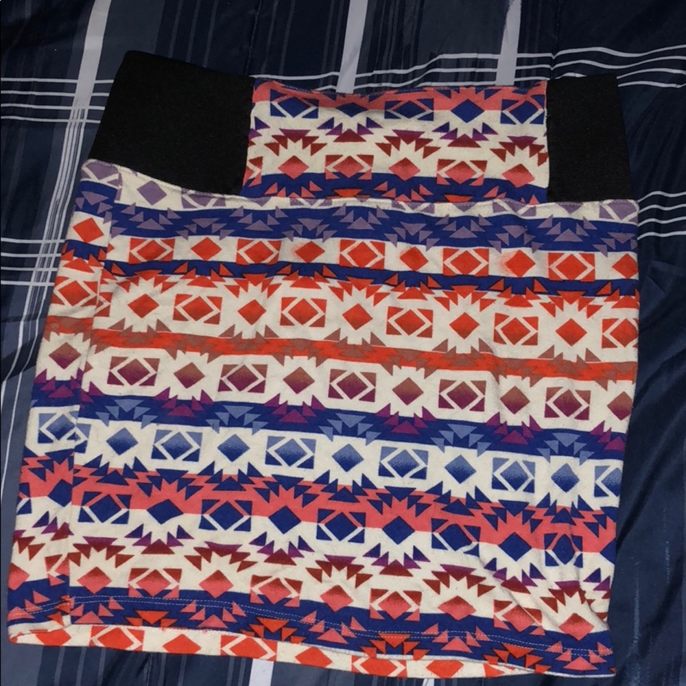 Aztec mini skirt